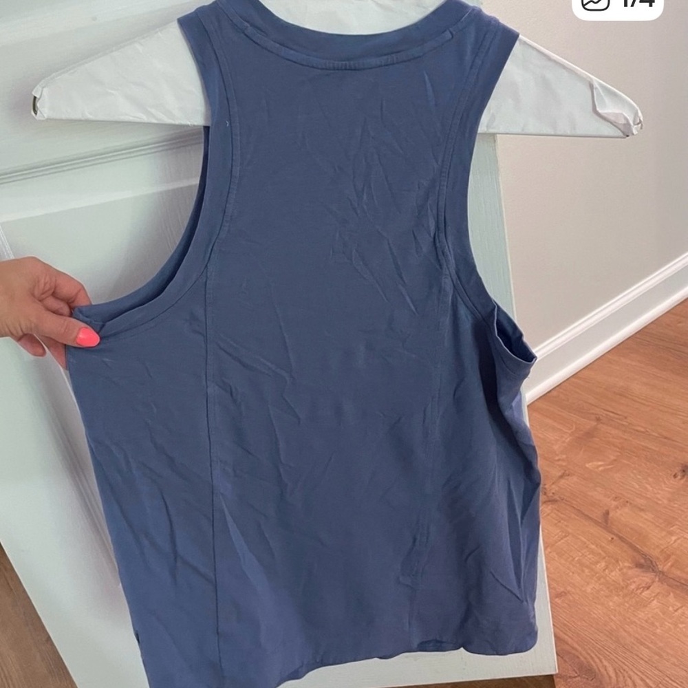 NWOT Lululemon Athletica Blue Tank Top with Rounded Neckline